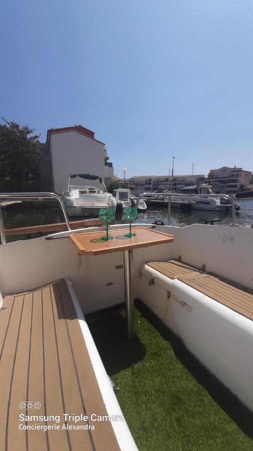 Nuit Insolite A Bord De L'Enata Un Voilier A Quai Sur La Marina De St Cyprien Saint-Cyprien  Exterior photo